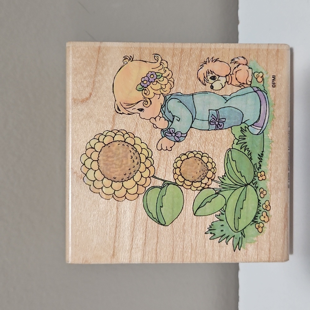 The Sky's the Limit Vintage Precious Monents Rubber Stamp